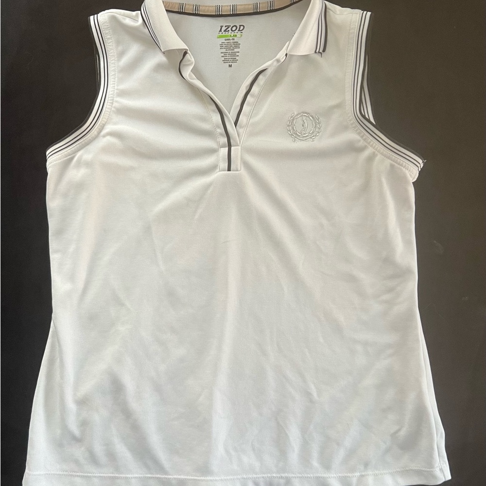 IZOD sleeveless golf shirt ladies